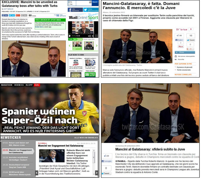 Dünya, Roberto Mancini'yi böyle duyurdu Dünya, Roberto Mancini'yi böyle duyurdu
