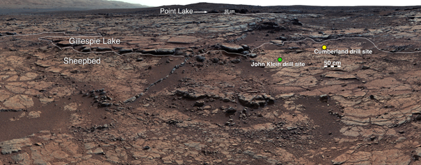Mars'ta tatlı su gölü bulundu Mars'ta tatlı su gölü bulundu