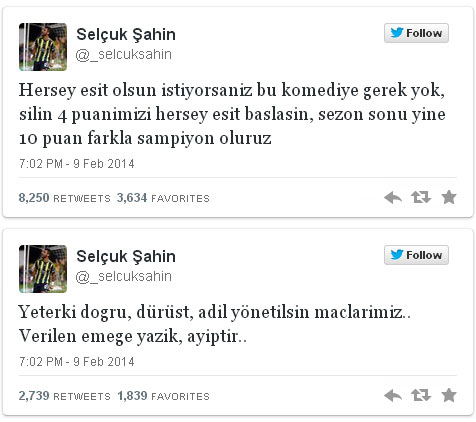 Selçuk Şahin patladı! 'Silin 4 puanımızı, sezon sonu yine...' Selçuk Şahin patladı! 'Silin 4 puanımızı, sezon sonu yine...'