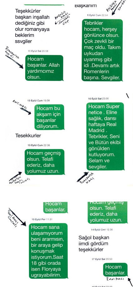 Fatih Terim'i Galatasaray'dan kopartan mesajlaşma Fatih Terim'i Galatasaray'dan kopartan mesajlaşma