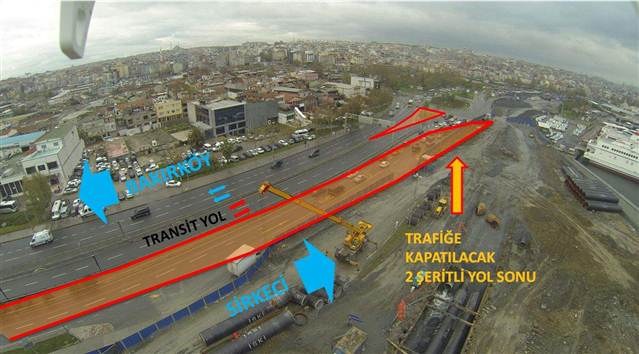 Avrasya Tüneli kapsamında kavşak çalışması başlıyor Avrasya Tüneli kapsamında kavşak çalışması başlıyor