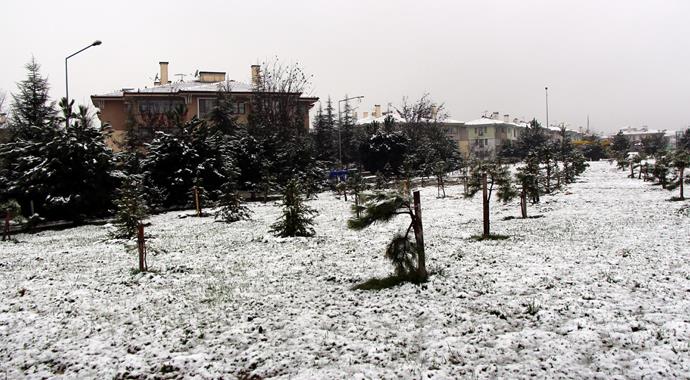 Bolu beyaza büründü Bolu beyaza büründü