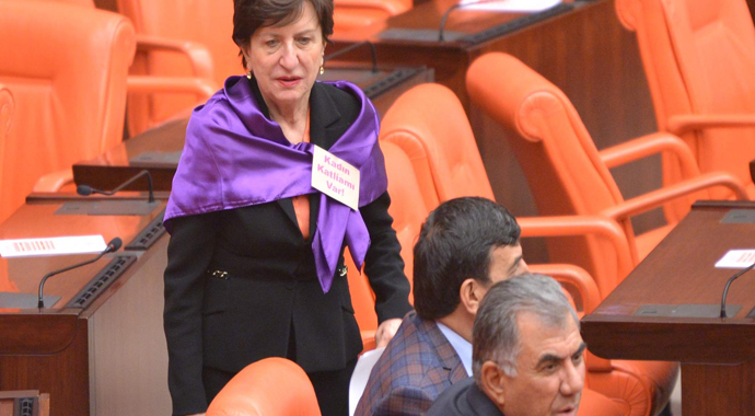 Kadın vekiller meclise böyle geldi Kadın vekiller meclise böyle geldi