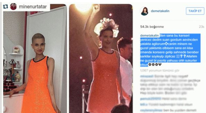 Demet Akalın: Bu kanseri yeneceğiz Demet Akalın: Bu kanseri yeneceğiz