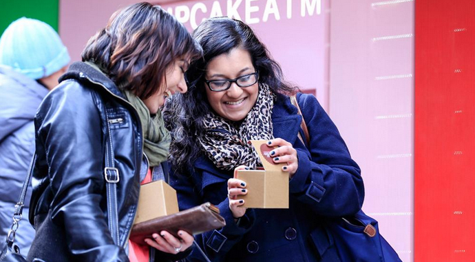 İlk 'cupcake ATM'si açıldı İlk 'cupcake ATM'si açıldı