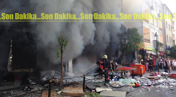 Zeytinburnu'nda patlama, 8 yaralı Zeytinburnu'nda patlama, 8 yaralı