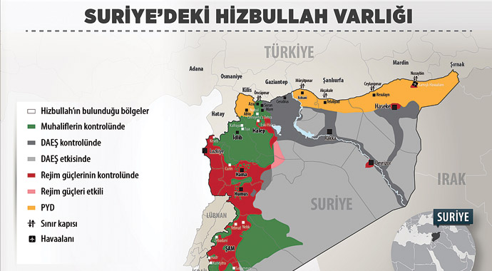 Suriye bataklığında durum: 72.5 millet savaşıyor Suriye bataklığında durum: 72.5 millet savaşıyor