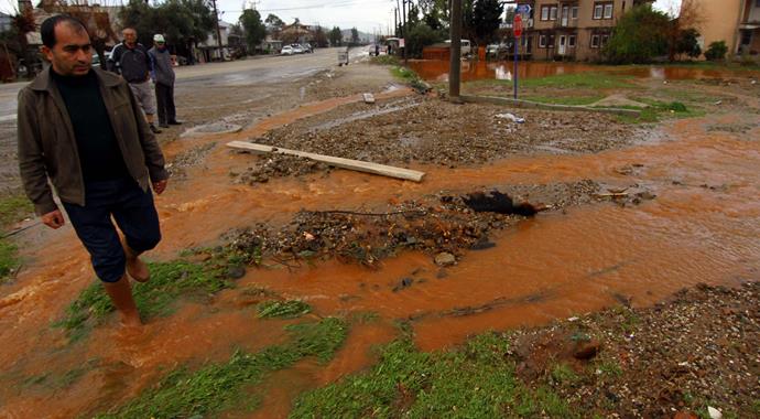 Muğla'da şiddetli yağış Muğla'da şiddetli yağış