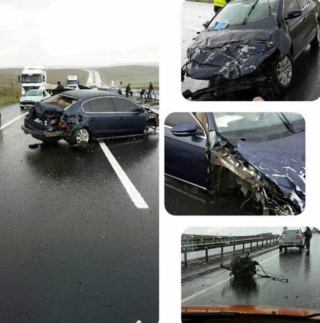 Kaza geçiren AK Partili vekil ölümden döndü Kaza geçiren AK Partili vekil ölümden döndü